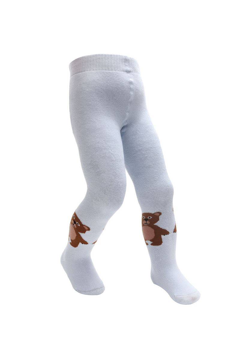 BROSS ANIMAL PATTERNED TOWEL BABY BOYS PANTYHOSE ASORTY