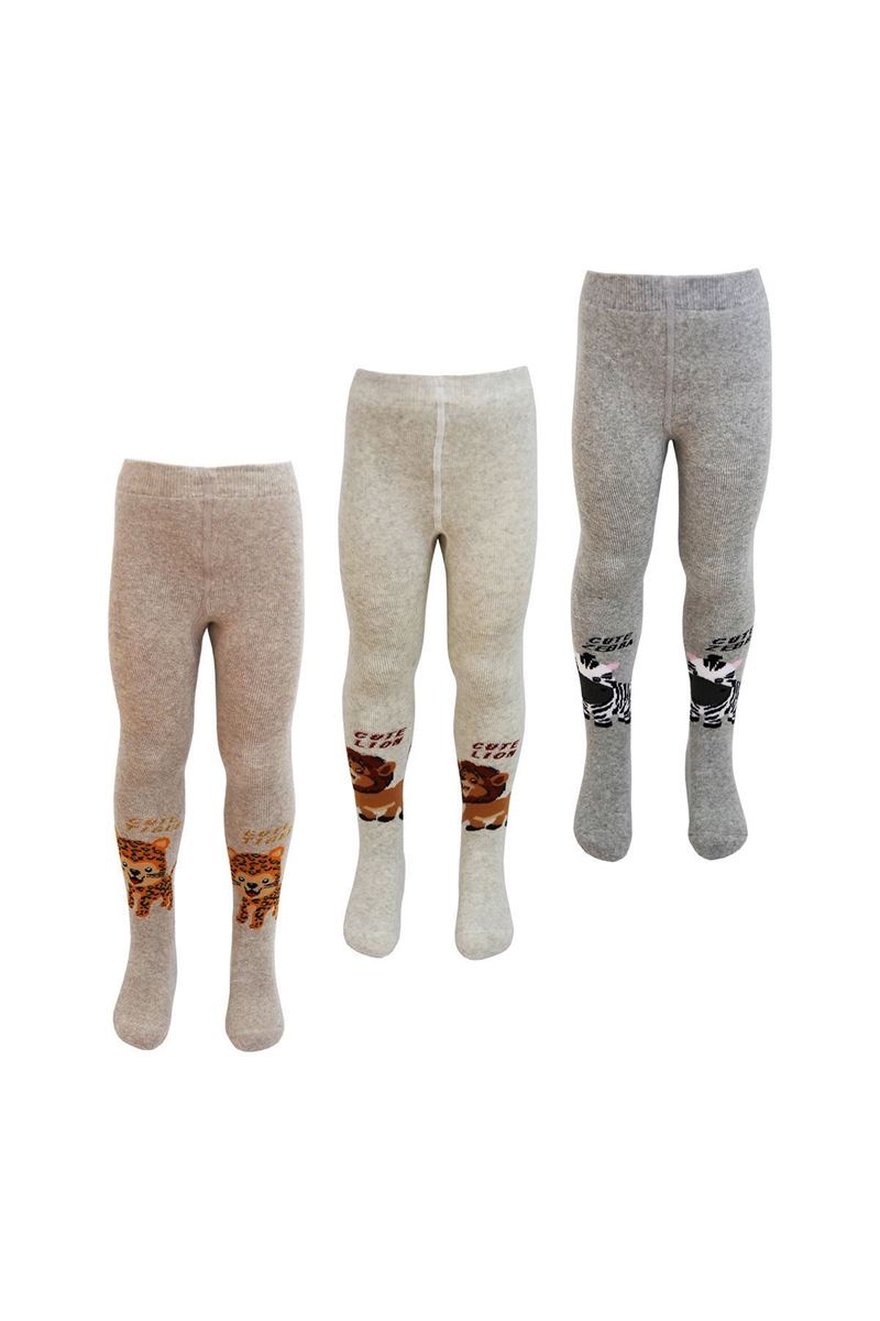 BROSS ANIMAL AND CIRCLE PATTERNED BABY BOYS TERRY PENTY ASORTY