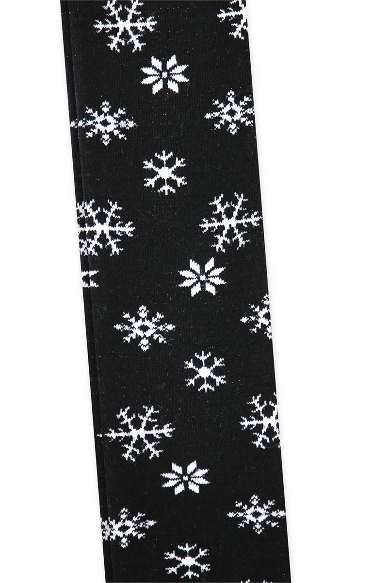 BROSS SNOW, ETHNIC, DEER PATTERNED GIRLS TERRY PANTYHOS ASORTY