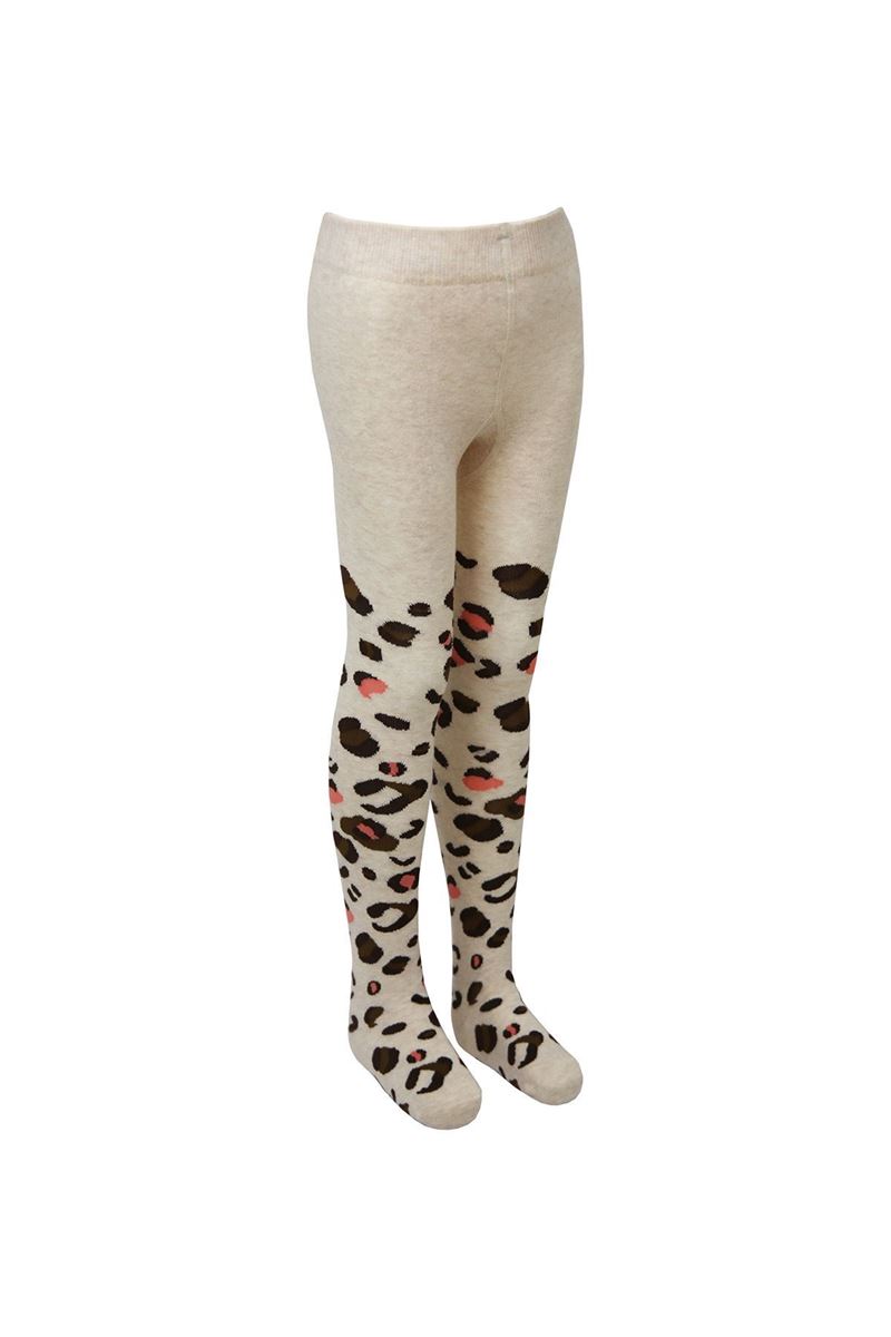 BROSS LEOPARD PATTERNED GIRLS PANTYHOSE ASORTY