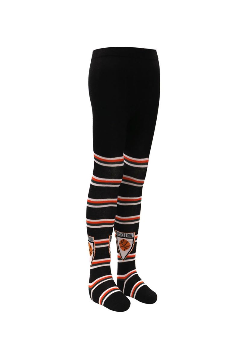 LOGO PATTERNED BOYS PANTYHOSE