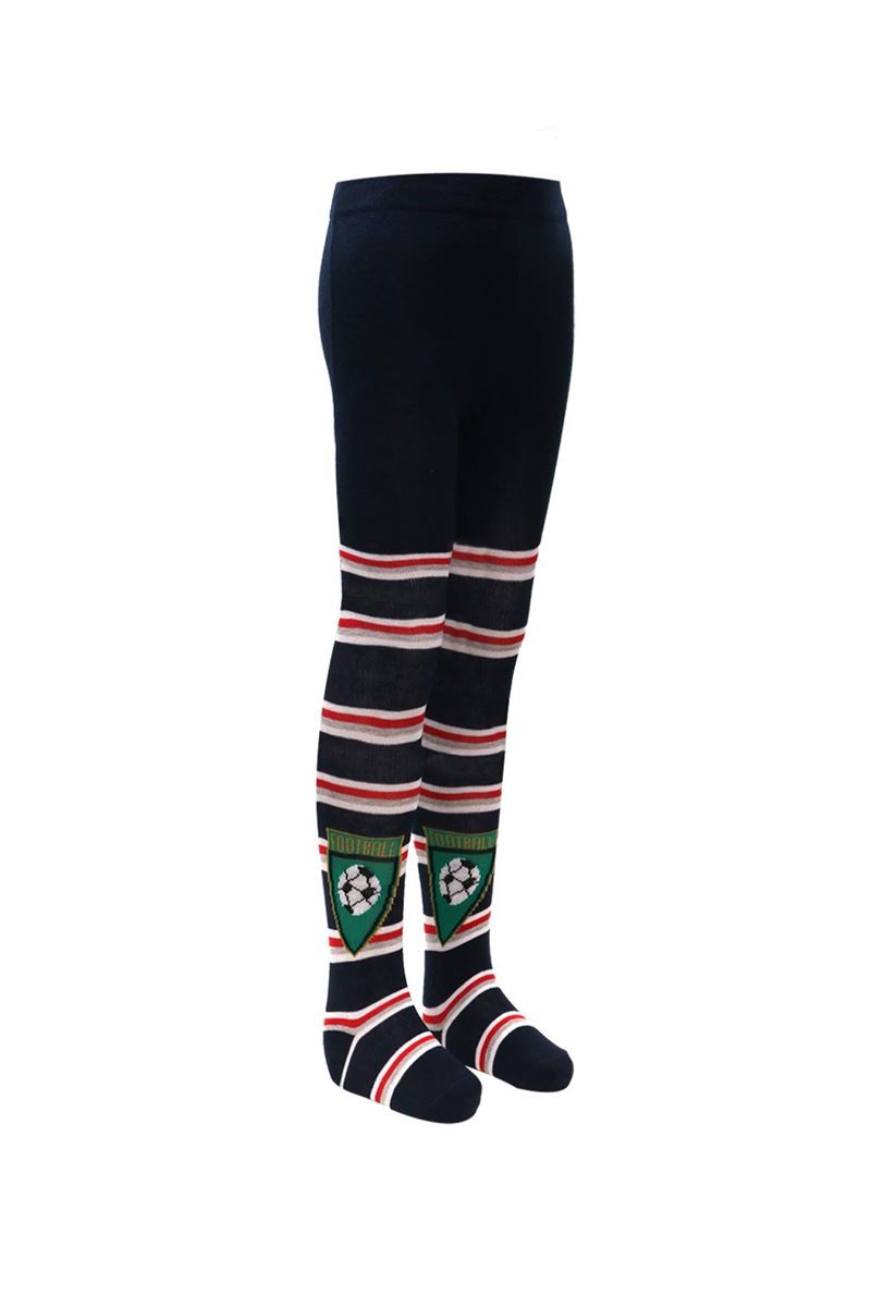 LOGO PATTERNED BOYS PANTYHOSE