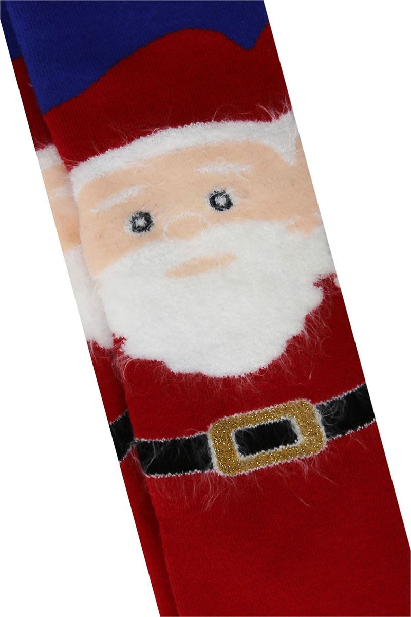 SANTA CLAUS PATTERN BOY TERRY TIGHTS ASORTY