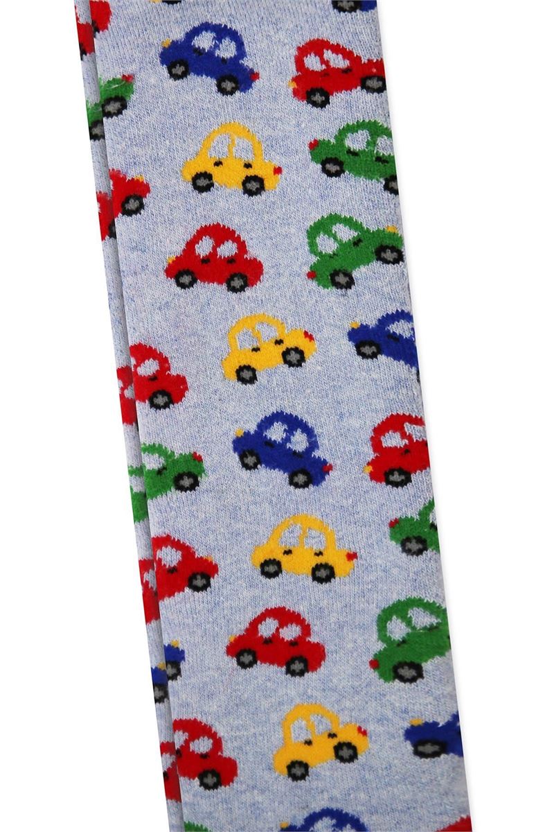 AUTOMOBILE PATTERN BABY BOY TERRY TIGHTS ASORTY