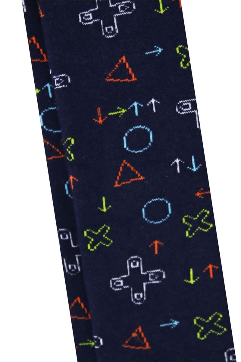 BROSS GAME PATTERNED TOWEL BOYS PANTYHOSE ASORTY