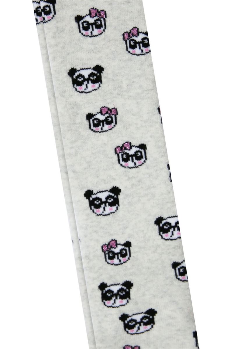 BROSS PANDA PATTERNED BABY GIRLS TERRY PENTYHOSE ASORTY