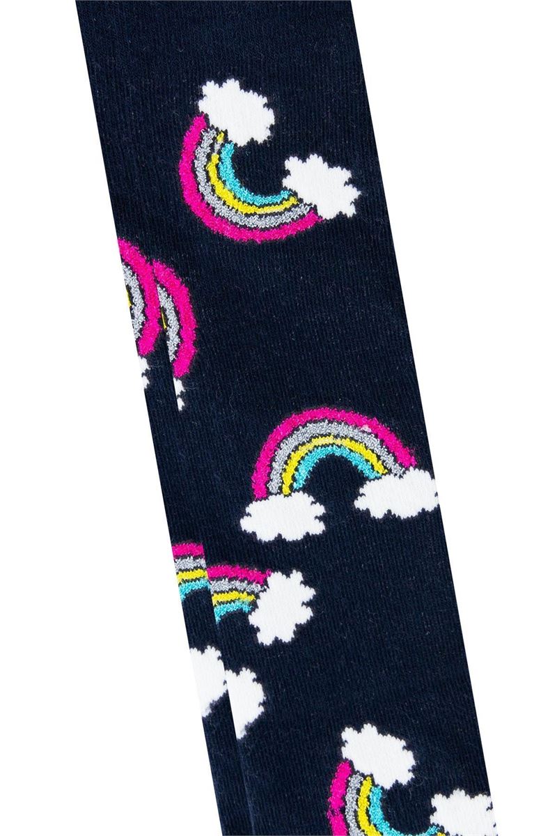 RAINBOW PATTERN BABY GIRL TIGHTS ASORTY