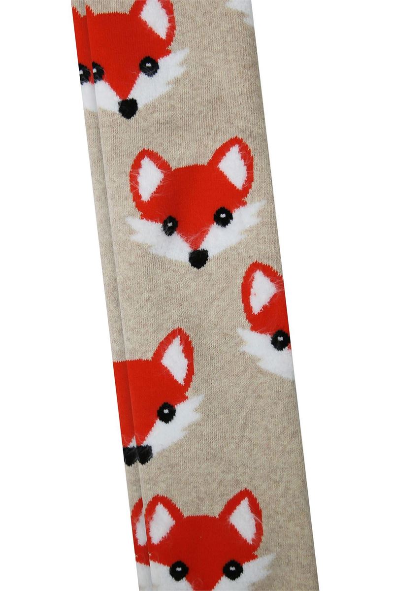 FOX PATTERNED BOYS TERRY PANTYHOSE ASORTY