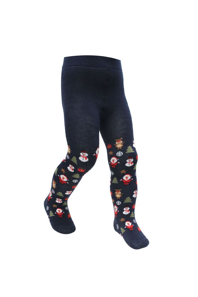 BROSS CHRISTMAS THEMED TOWEL BABY BOYS PANTYHOSE ASORTY