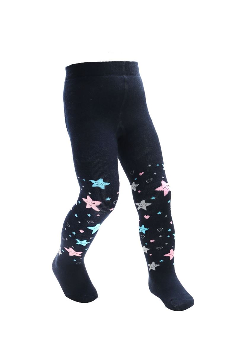 BROSS STAR PATTERNED TOWEL BABY GIRLS PANTYHOSE ASORTY