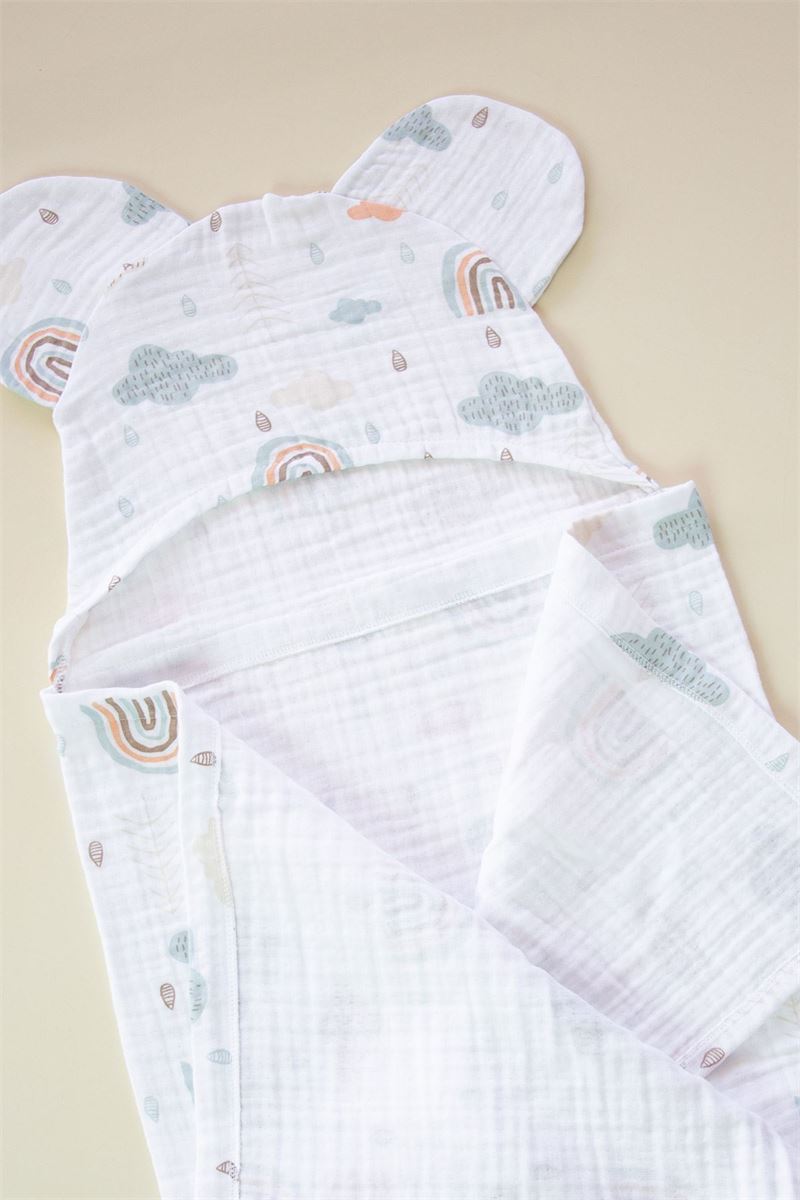 BONDILOLLY BROSS 4 LAYERS HODDED MUSLIN KIDS BUNDLE 