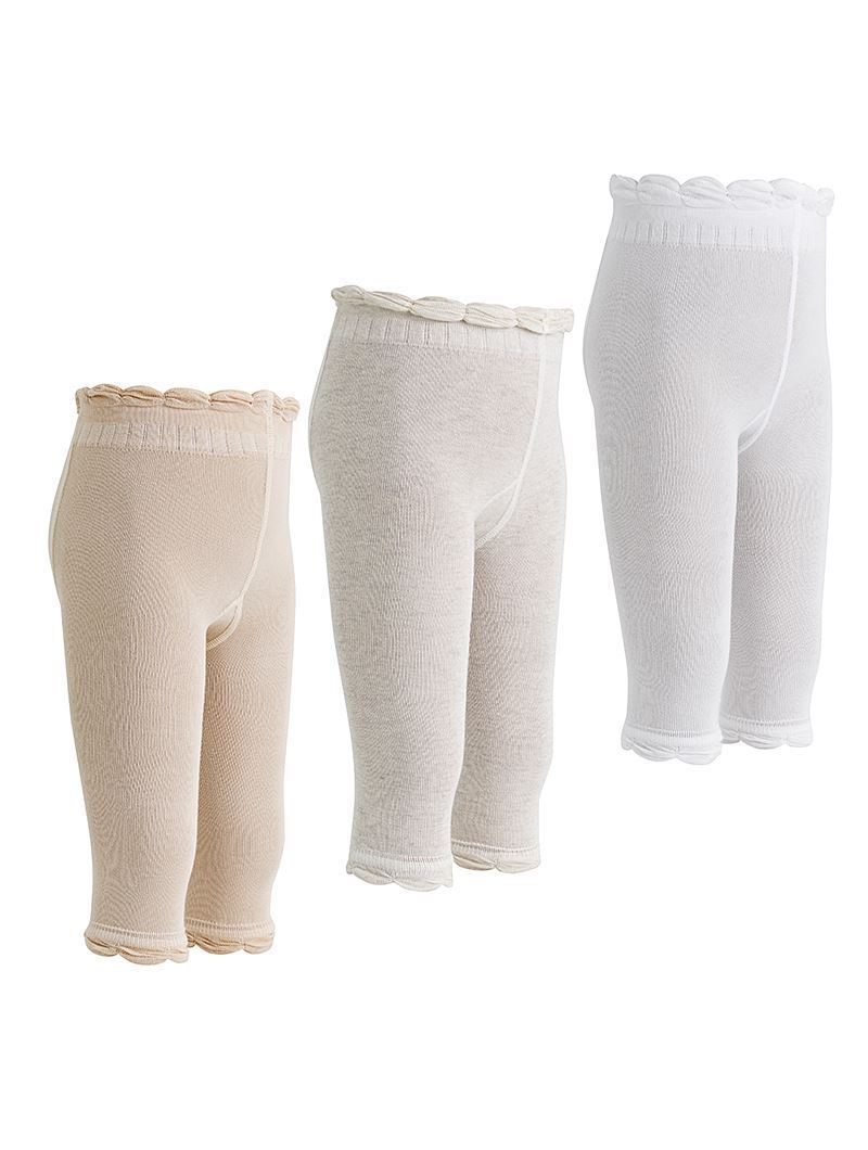 BROSS ANKLE FRILLED BABY GIRLS LEGGING ASORTY