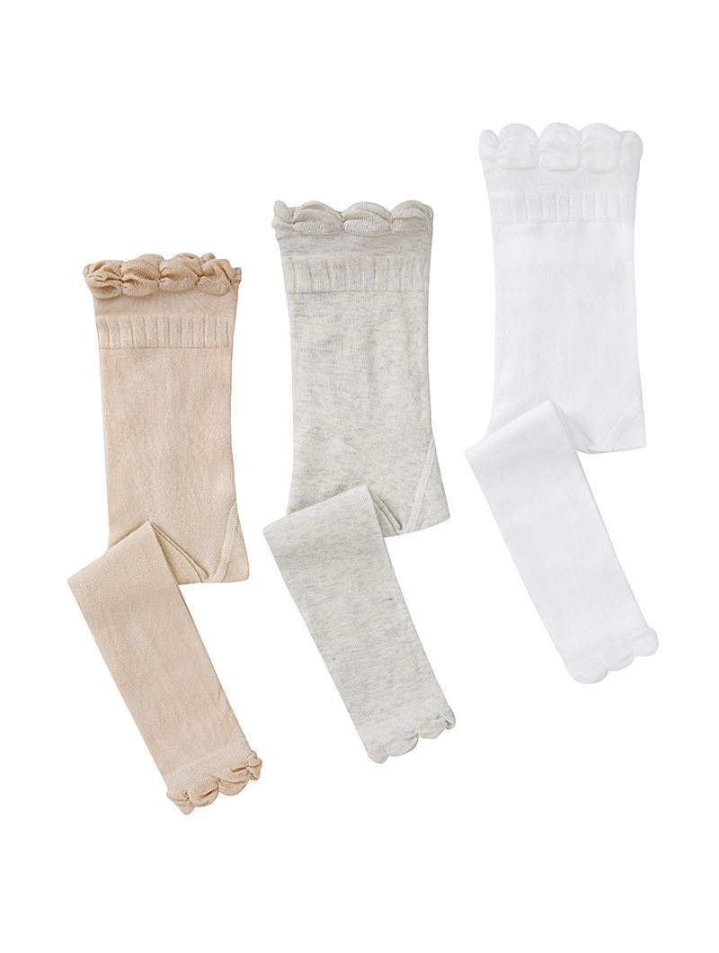 BROSS ANKLE FRILLED BABY GIRLS LEGGING ASORTY
