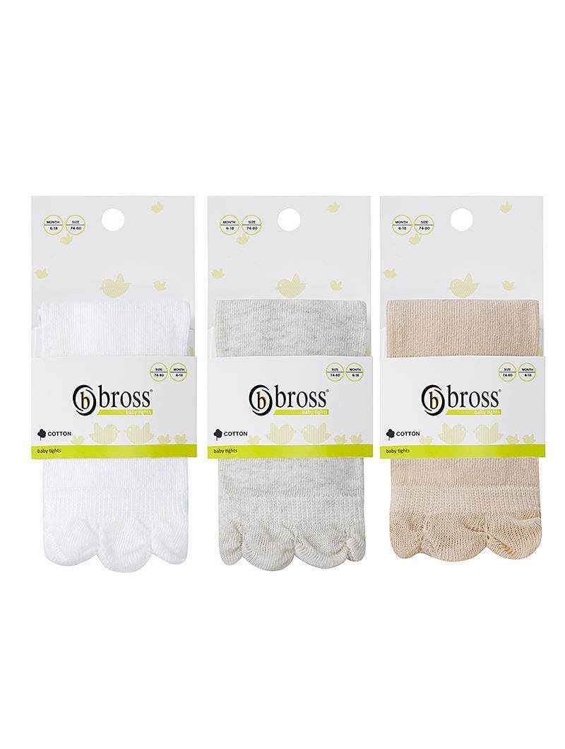 BROSS ANKLE FRILLED BABY GIRLS LEGGING ASORTY