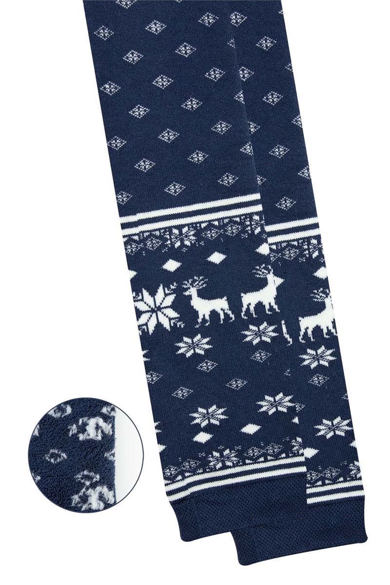 BROSS DEER PATTERNED GIRLS  LEGGING SOCKS ASORTY