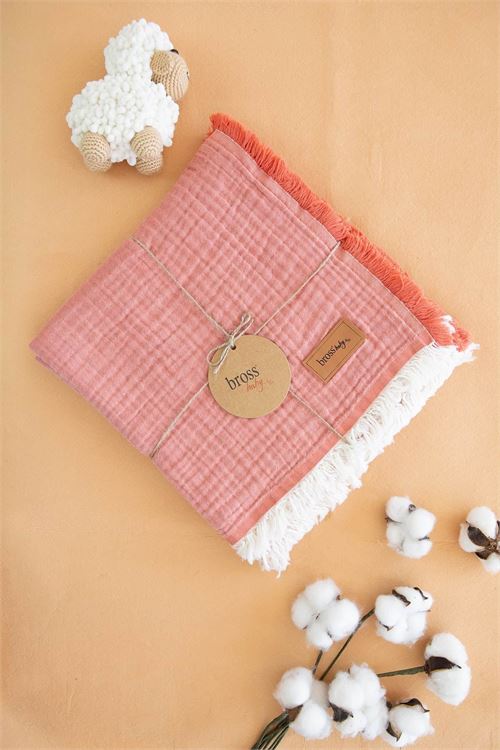 Детское покрывало из четырёхслойного муслина 100% хлопка 110x120 3