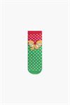 MERRY CHRISTMAS PATTERNED TERRY KIDS SOCKS