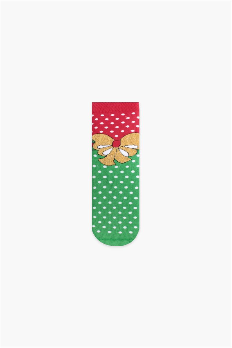 BROSS
 MERRY CHRISTMAS PATTERNED TERRY KIDS SOCKS ASORTY