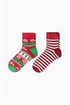 WINTER THEMED GLITTERY TERRY WOMENS SOCKS