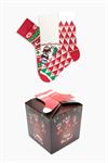 BROSS BOXED NOEL PATTERNED KIDS-FAMILY SOCKS COMBI