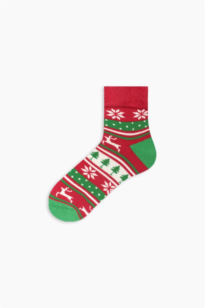 BROSS BOXED NOEL PATTERNED KIDS-FAMILY SOCKS COMBI