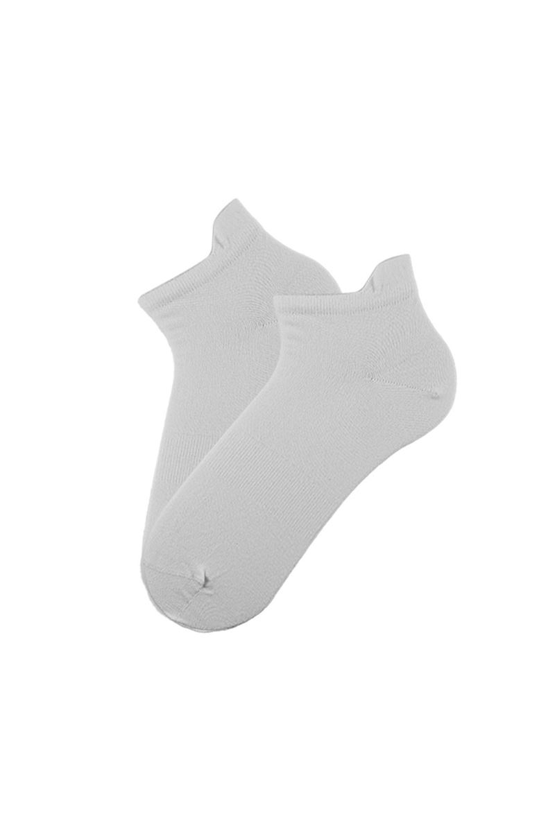 BROSS MEN ANKLE SOCKS 3D LASTIC WHITE