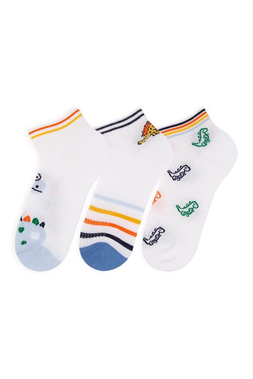 DINOSAURS BOYS ANKLE SOCKS 12