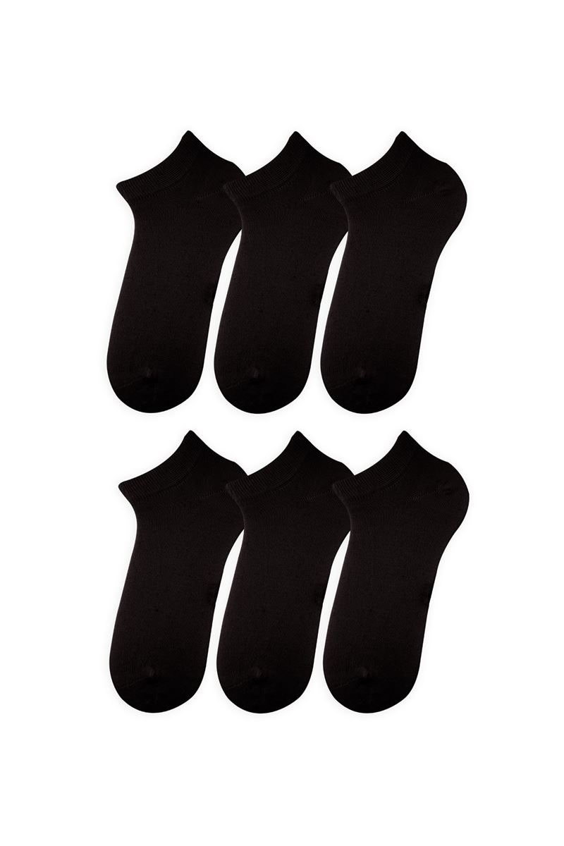 BROSS MAN ANKLE SOCKS UNPRINTED BLACK
