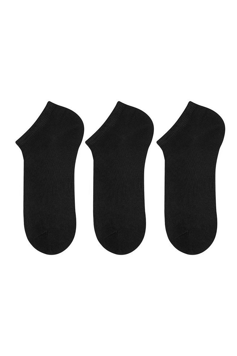 BROSS WOMENS SHAFTLESS SOCKS BLACK