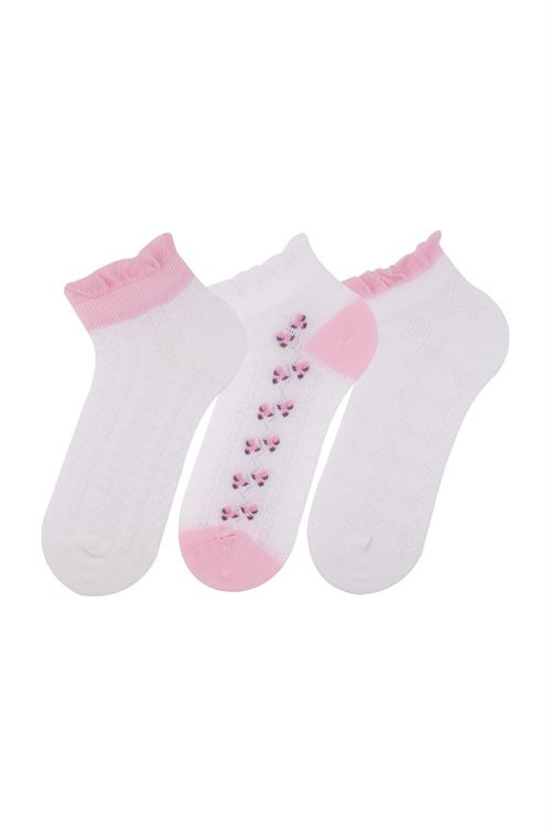 ROSE GIRLS ANKLE SOCKS 12