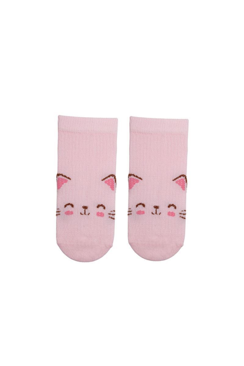 BROSS PINK CAT GIRLS ANKLE SOCKS ASORTY