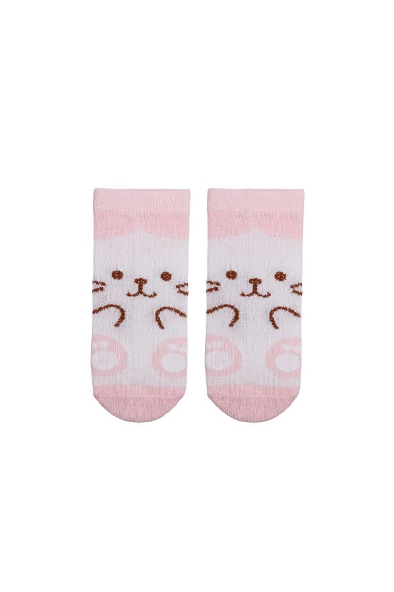 BROSS PINK CAT GIRLS ANKLE SOCKS ASORTY