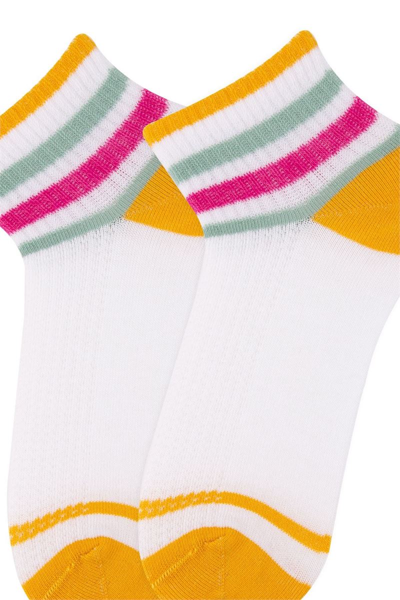 COLORF FLAMENGO GIRLS ANKLE SOCKS ASORTY