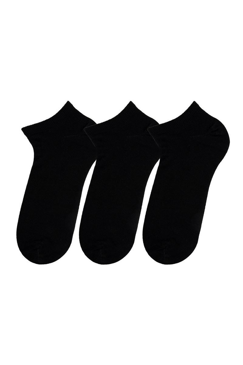 BROSS WOMEN BAMBOO SNEAKER SOCKS BLACK