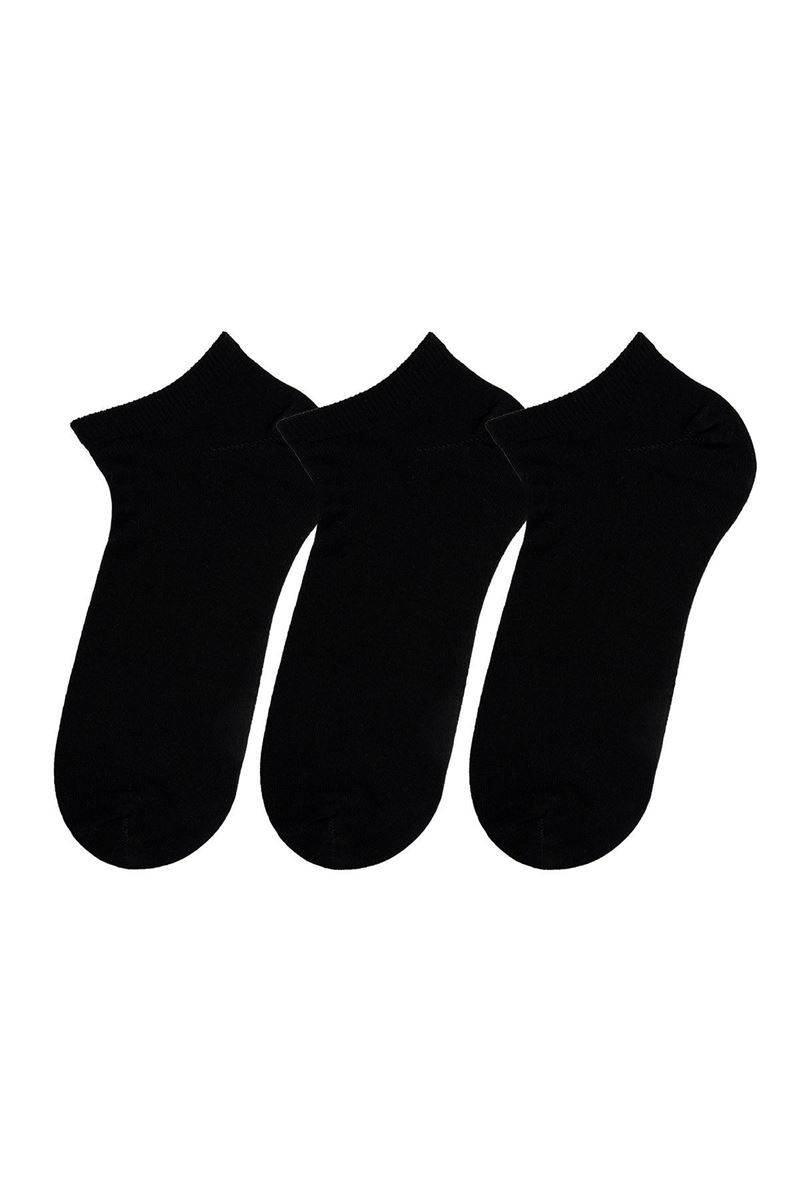 WOMEN BAMBOO SNEAKER SOCKS BLACK