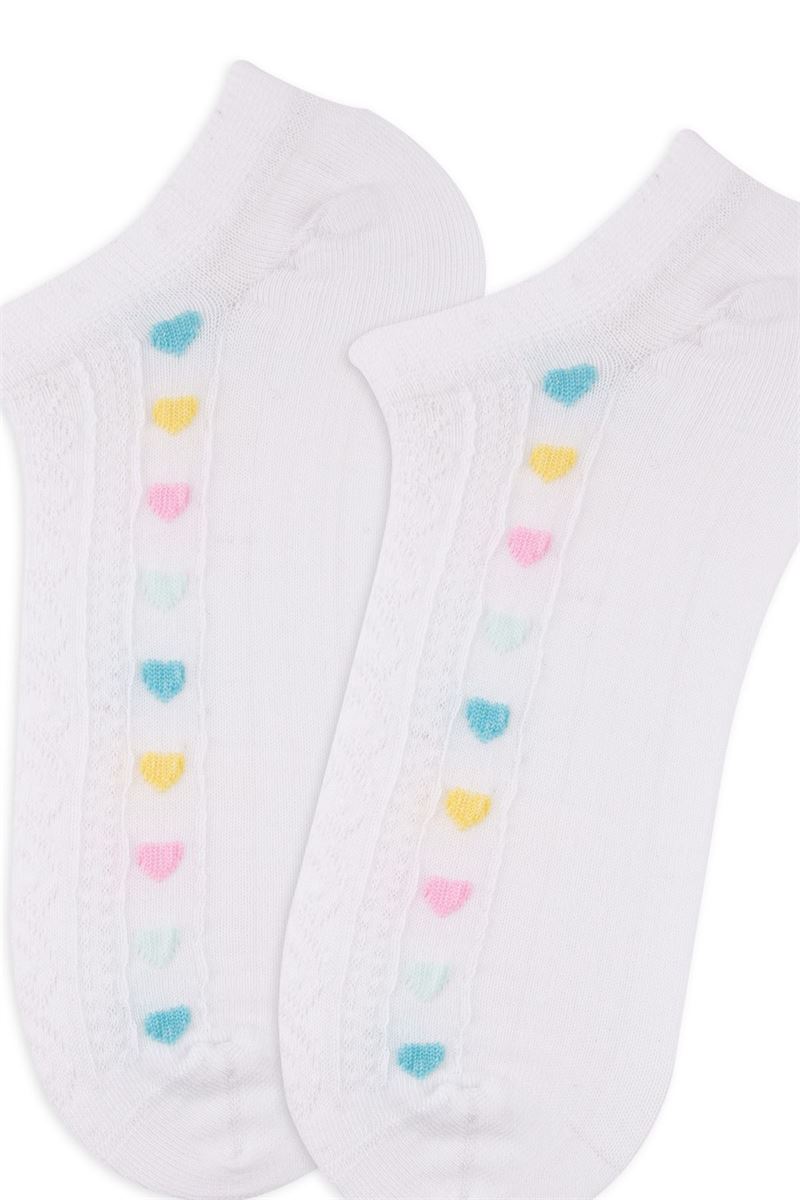 BROSS DOT, EMBOSSED WOMEN SNEAKER SOCKS ASORTY
