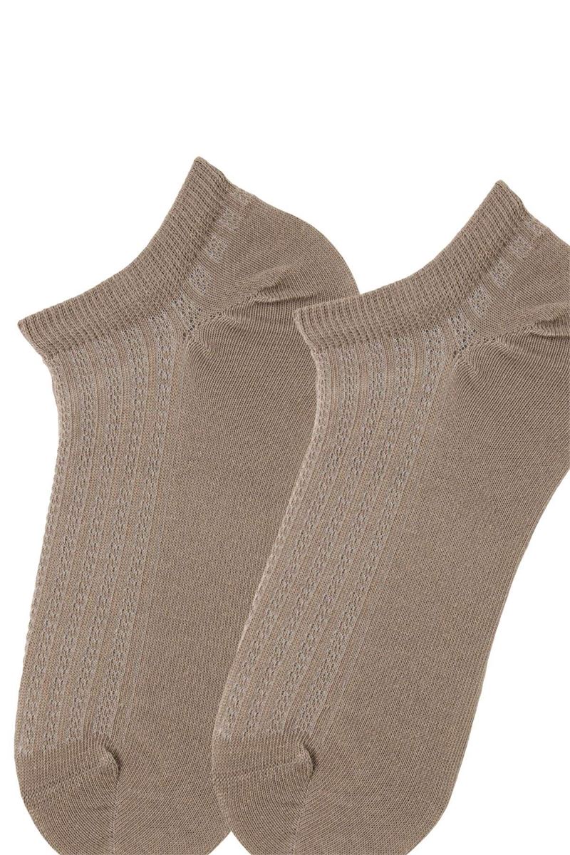 BROSS WOMEN SNEAKER SOCKS HEART PATTERNED ASORTY