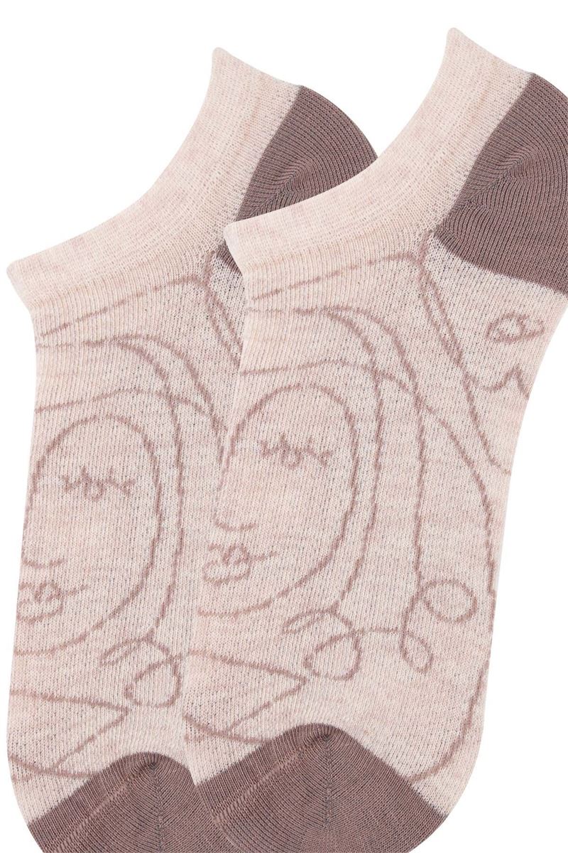 BROSS FACE WOMEN SNEAKER SOCKS ASORTY