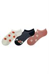 FLOWER PATTERNED WOMENS SNEAKER SOCKS