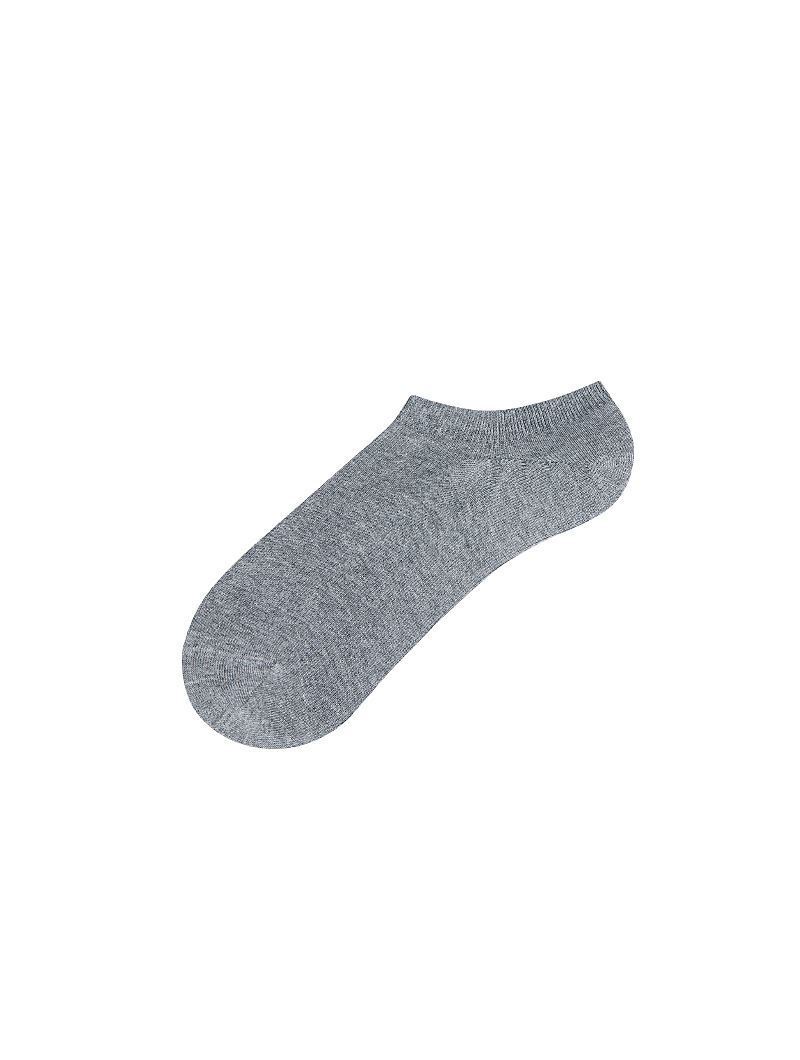 SIMPLE MEN S SNEAKER SOCKS GRAY MELANGE