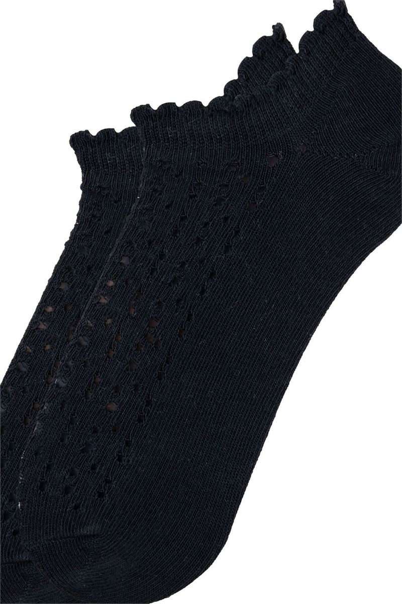 BROSS NET WOMEN S SNEAKER SOCKS BLACK