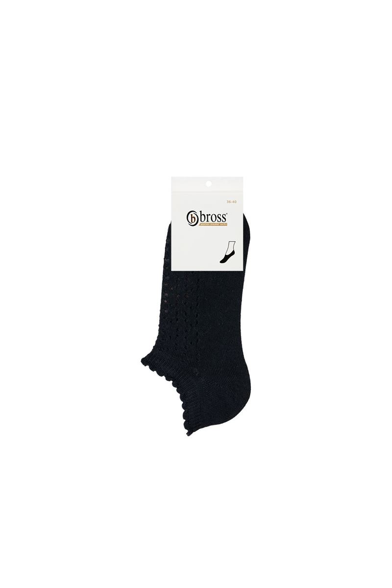 BROSS NET WOMEN S SNEAKER SOCKS BLACK