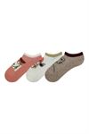 LADY SILHOUETTE PATTERNED WOMENS SNEAKER SOCKS