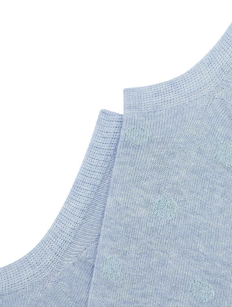 BROSS POINT PATTERNED  WOMEN S INVISIBLE SOCKS ASORTY