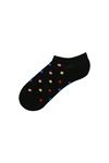 CIRCLE WOMENS SNEAKER SOCKS WITH GLITTERY POINTS