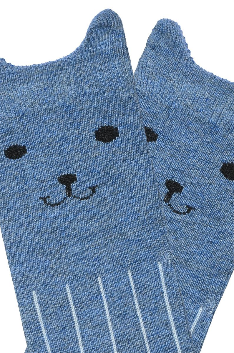 BROSS 3-PACK 3D BEAR PATTERNED  BABY BOYS SOCKS ASORTY