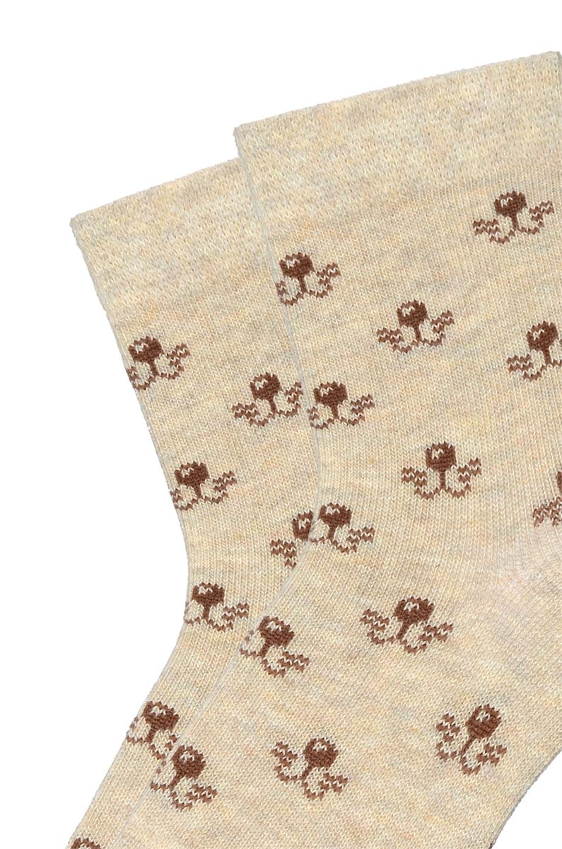 BROSS 3-PACK BEAR PATTERNED BABY BOYS  SOCKS ASORTY