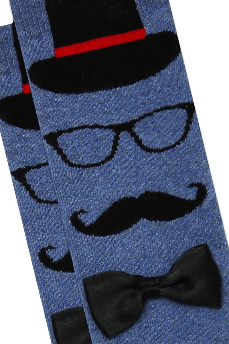 BROSS
 3D MAN PRINTED BOYS TERRY SOCKET SOCKS WITH ACCESSORY ASORTY