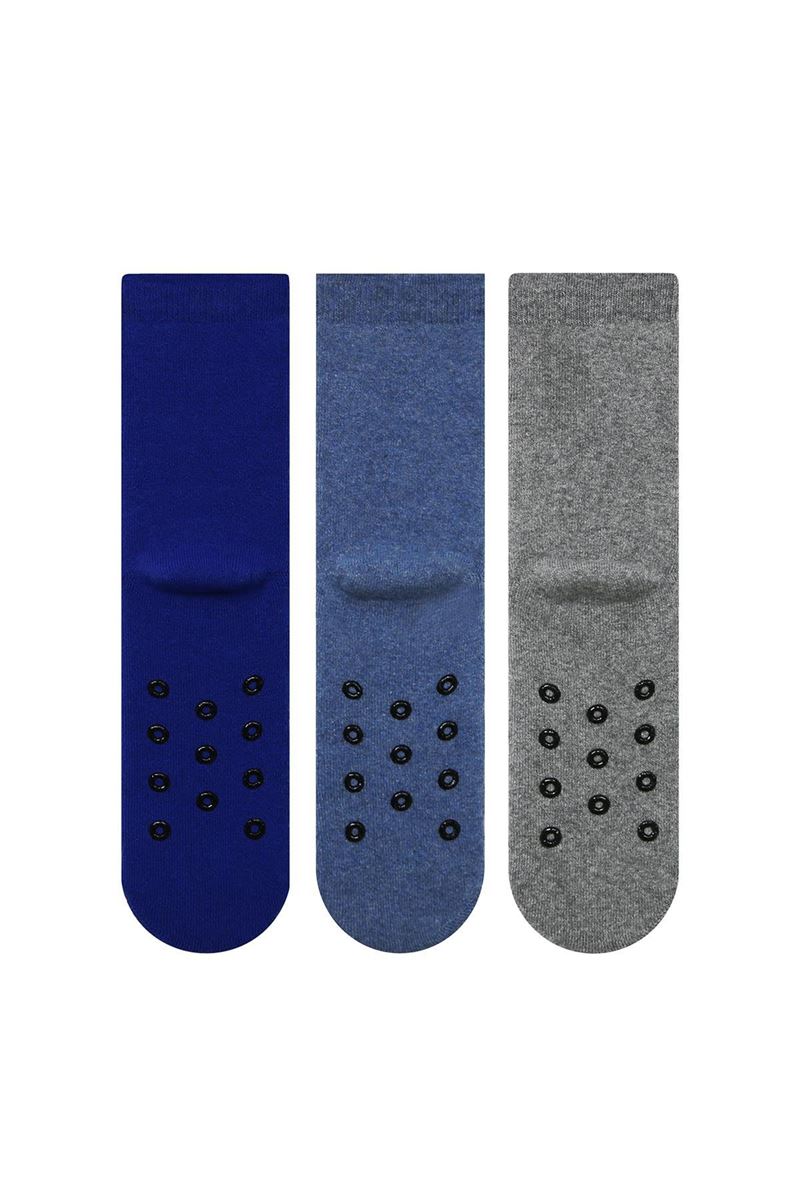 BROSS
 3D MAN PRINTED BOYS TERRY SOCKET SOCKS WITH ACCESSORY ASORTY