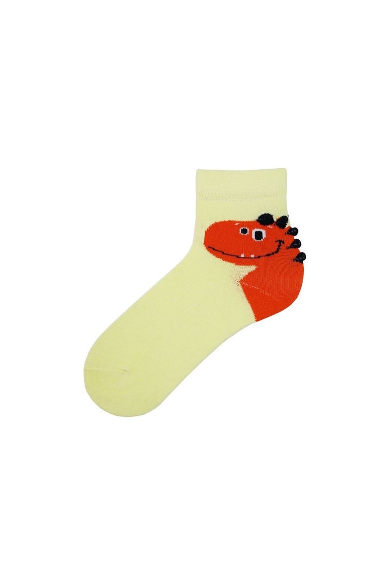 BROSS 3D DINOSAUR PATTERNED BOYS SOCKS ASORTY